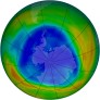 Antarctic Ozone 2007-08-22
